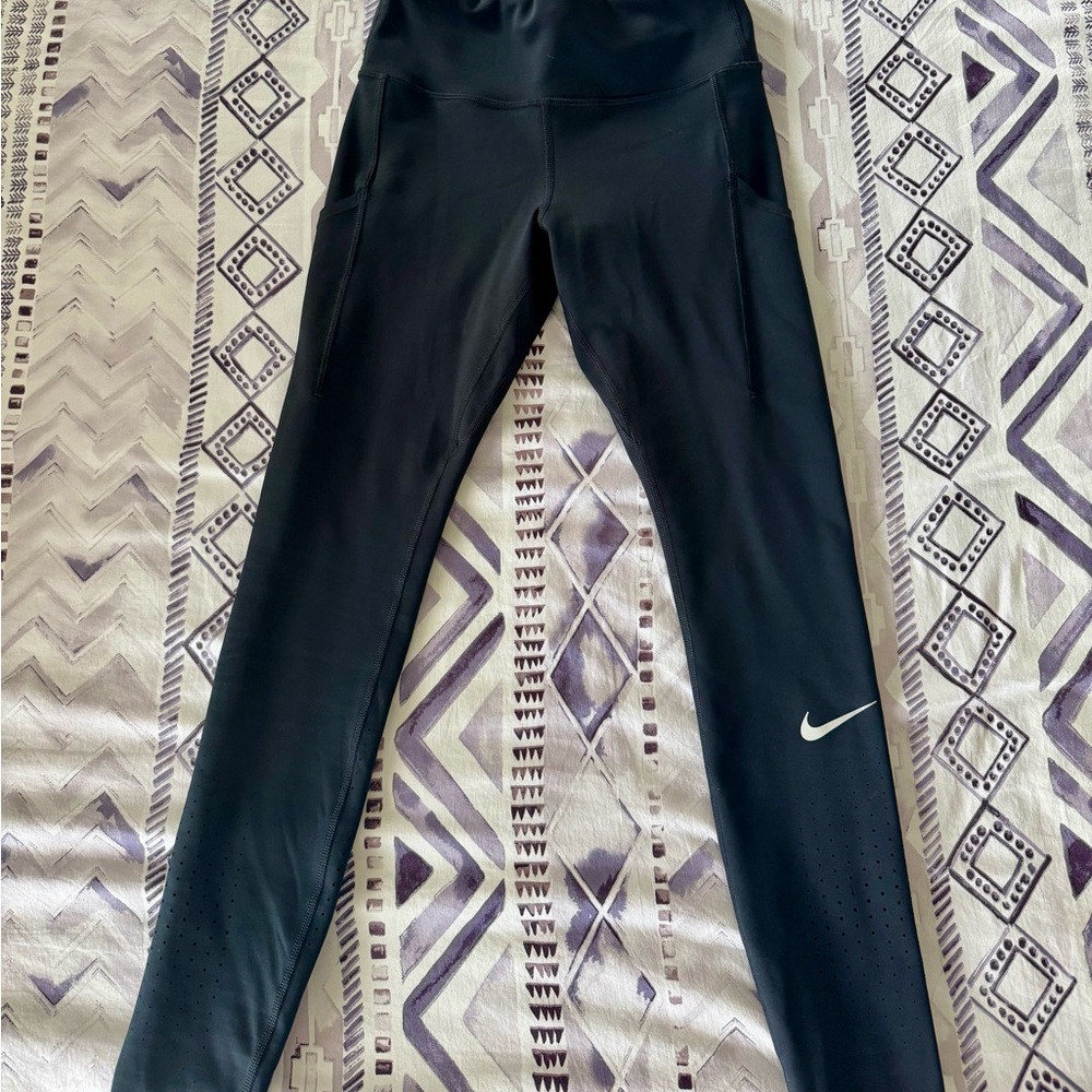 Nike Midnight Black Performance Leggings